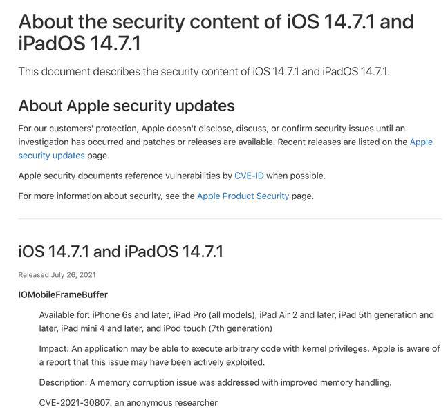 响水镇苹果手机维修分享iOS 14.7.1 正式版更新内容及升级方法 